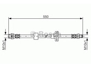 BOSCH 1 987 481 056 stabdžių žarnelė 
 Stabdžių sistema -> Stabdžių žarnelės
34 30 3 411 443