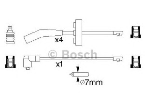 BOSCH 0 986 356 835 uždegimo laido komplektas 
 Kibirkšties / kaitinamasis uždegimas -> Uždegimo laidai/jungtys