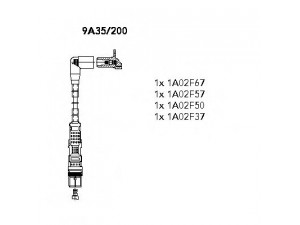 BREMI 9A35/200 uždegimo laido komplektas
030 905 409 K, 030 905 430 AL, 030 905 430 AM