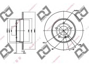 DJ PARTS BD1138 stabdžių diskas 
 Stabdžių sistema -> Diskinis stabdys -> Stabdžių diskas
2104230312, 2104230612, 2104231012