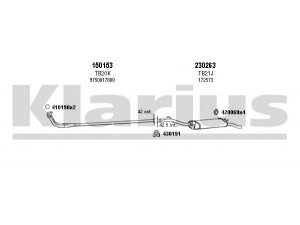 KLARIUS 870063E išmetimo sistema 
 Išmetimo sistema -> Išmetimo sistema, visa