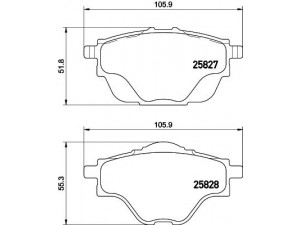 MINTEX MDB3402 stabdžių trinkelių rinkinys, diskinis stabdys 
 Techninės priežiūros dalys -> Papildomas remontas
1609000980