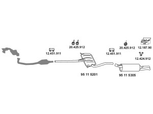 EBERSPÄCHER 20_023 išmetimo sistema 
 Išmetimo sistema -> Išmetimo sistema, visa