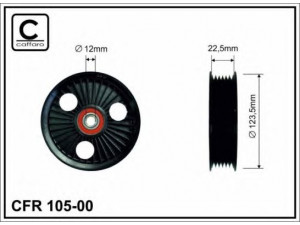 CAFFARO 105-00 kreipiantysis skriemulys, V formos rumbuotas diržas 
 Diržinė pavara -> V formos rumbuotas diržas/komplektas -> Laisvasis/kreipiamasis skriemulys
4483221, 4483221