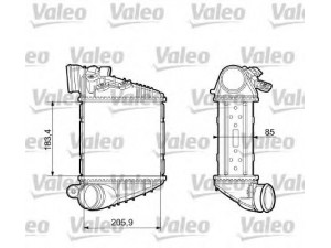 VALEO 817653 tarpinis suslėgto oro aušintuvas, kompresorius 
 Variklis -> Oro tiekimas -> Įkrovos agregatas (turbo/superįkrova) -> Tarpinis suslėgto oro aušintuvas
1J0145803E, 1J0145803L, 1J0145803M