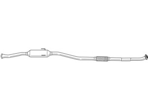 AKS DASIS SG44435 vidurinis duslintuvas