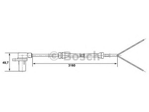 BOSCH 0 265 006 195 jutiklis, rato greitis
638 542 03 17, A 638 542 03 17