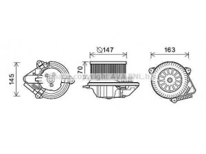 AVA QUALITY COOLING CN8293 elektrovariklis, vidinis pūtiklis 
 Šildymas / vėdinimas -> Orpūtė/dalys
6441K8, 6441K8