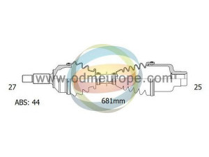 ODM-MULTIPARTS 18-073101 kardaninis velenas 
 Ratų pavara -> Kardaninis velenas