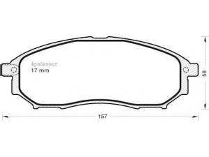 MGA 938 stabdžių trinkelių rinkinys, diskinis stabdys 
 Techninės priežiūros dalys -> Papildomas remontas
410600V790, 41060EB325, D10605X00A