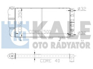 KALE OTO RADYATÖR 105100 radiatorius, variklio aušinimas 
 Aušinimo sistema -> Radiatorius/alyvos aušintuvas -> Radiatorius/dalys
1309.44, 130944