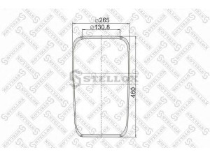 STELLOX 90-07160-SX dėklas, pneumatinė pakaba
81436010039, 81436010040, 3183280001