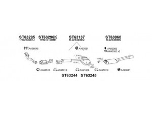 VENEPORTE 630213 išmetimo sistema 
 Išmetimo sistema -> Išmetimo sistema, visa