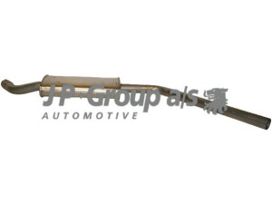JP GROUP 1120503800 vidurinis duslintuvas 
 Išmetimo sistema -> Duslintuvas
028253409R