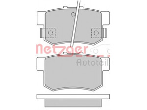 METZGER 1170213 stabdžių trinkelių rinkinys, diskinis stabdys 
 Techninės priežiūros dalys -> Papildomas remontas
43022-S5A-J00, 43022-S6D-000, 43022-S6D-E50