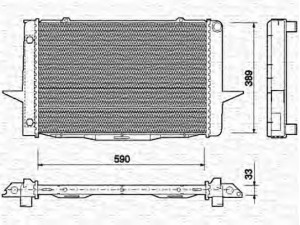 MAGNETI MARELLI 350213732000 radiatorius, variklio aušinimas 
 Aušinimo sistema -> Radiatorius/alyvos aušintuvas -> Radiatorius/dalys
1335430, 8603823