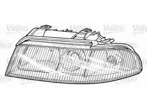 VALEO 087493 priekinis žibintas 
 Kėbulas -> Priekinis žibintas/dalys -> Priekinis žibintas/įterp.
8D0941030AJ