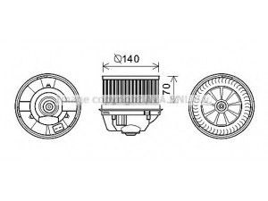 AVA QUALITY COOLING FD8496 elektrovariklis, vidinis pūtiklis 
 Šildymas / vėdinimas -> Orpūtė/dalys
1253201, 1326642, 1362640, 3M5H18456AD