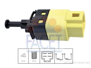 FACET 7.1264 stabdžių žibinto jungiklis 
 Stabdžių sistema -> Stabdžių žibinto jungiklis
95368629, 96436332, 96440926, 96552790