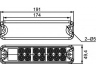 HELLA 2VA 357 021-001 kombinuotas galinis žibintas