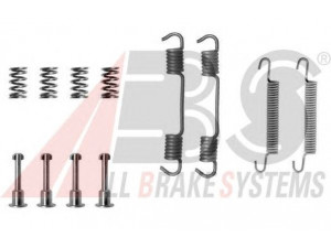 A.B.S. 0708Q priedų komplektas, stovėjimo stabdžių trinkelės 
 Stabdžių sistema -> Rankinis stabdys
21107080000