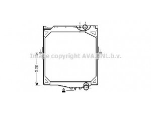 AVA QUALITY COOLING VL2020 radiatorius, variklio aušinimas 
 Aušinimo sistema -> Radiatorius/alyvos aušintuvas -> Radiatorius/dalys
1676435, 1676635