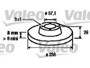 VALEO 186130 stabdžių diskas 
 Stabdžių sistema -> Diskinis stabdys -> Stabdžių diskas
4249-C5, 4249C5, 95027199, 95661810