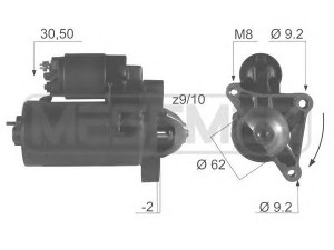 MESSMER 220044 starteris 
 Elektros įranga -> Starterio sistema -> Starteris
5802 C2, 5802 98, 5802 99, 5802 A0