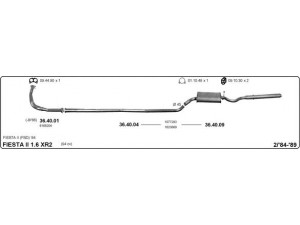 IMASAF 525000111 išmetimo sistema 
 Išmetimo sistema -> Išmetimo sistema, visa