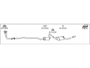 HJS Fo_407 išmetimo sistema 
 Išmetimo sistema -> Išmetimo sistema, visa