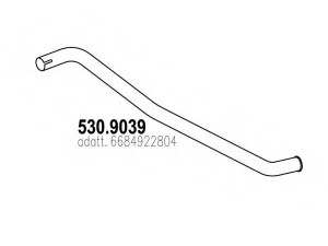 ASSO 530.9039 išleidimo kolektorius 
 Išmetimo sistema -> Išmetimo vamzdžiai
6684922804