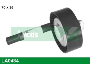 LUCAS ENGINE DRIVE LA0484 įtempiklio skriemulys, V formos rumbuotas diržas 
 Diržinė pavara -> V formos rumbuotas diržas/komplektas -> Įtempiklio skriemulys
64557786545, 7786545