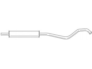 AKS DASIS SG49411 vidurinis duslintuvas