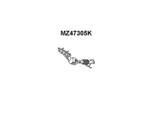 VENEPORTE MZ47305K kolektoriaus katalizatorius 
 Išmetimo sistema -> Kolektorius
Z6012050XD, Z6Y22050X, Z6Y22050XA