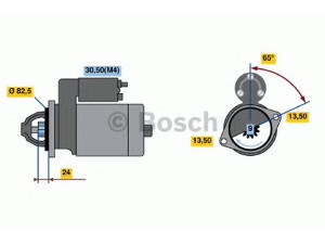 BOSCH 0 001 362 050 starteris
3553 0046A
