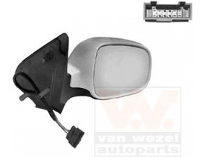 VAN WEZEL 5825808 išorinis veidrodėlis 
 Kėbulas -> Keleivių kabina -> Veidrodėlis
3B1857538BGRU, 6N1857508E01C, 6N1857508G