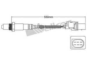 WALKER PRODUCTS 250-25049 lambda jutiklis 
 Elektros įranga -> Jutikliai
55204005, 55224323, 06J906262M