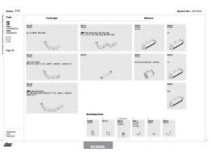 DINEX 168100009 išmetimo sistema 
 Išmetimo sistema -> Išmetimo sistema, visa