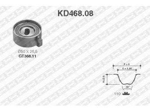 SNR KD468.08 paskirstymo diržo komplektas 
 Techninės priežiūros dalys -> Papildomas remontas
13070-01B00