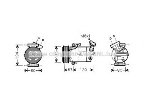 AVA QUALITY COOLING DNK334 kompresorius, oro kondicionierius 
 Oro kondicionavimas -> Kompresorius/dalys
92600JD700, 92600JD70B, 92600JD73A