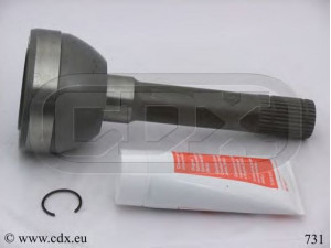 CDX 731 jungčių komplektas, kardaninis velenas 
 Ratų pavara -> Sujungimai/komplektas