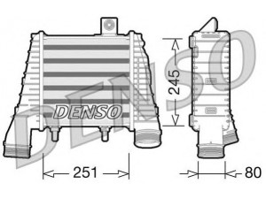 DENSO DIT02009 tarpinis suslėgto oro aušintuvas, kompresorius
4H0145806H