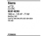 FONOS FO56020 išmetimo sistema 
 Išmetimo sistema -> Išmetimo sistema, visa