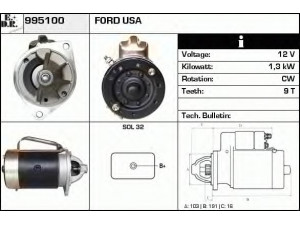 EDR 995100 starteris
C20F11001B, C20F11001C, C20F11001D