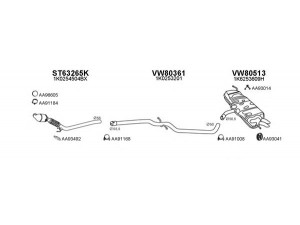 VENEPORTE 800618 išmetimo sistema 
 Išmetimo sistema -> Išmetimo sistema, visa
