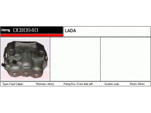 DELCO REMY DC80940 stabdžių apkaba 
 Dviratė transporto priemonės -> Stabdžių sistema -> Stabdžių apkaba / priedai
2121-3501-013, 2121-3501-179