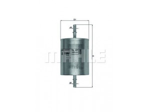 KNECHT KL 409 kuro filtras 
 Filtrai -> Kuro filtras
1S719155BA, 4103735, AK11-CD