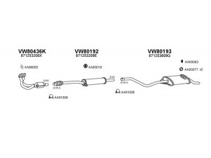 VENEPORTE 800177 išmetimo sistema