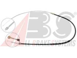 A.B.S. K18346 trosas, stovėjimo stabdys 
 Stabdžių sistema -> Valdymo svirtys/trosai
1T0.609.721F, 1T0.609.721G