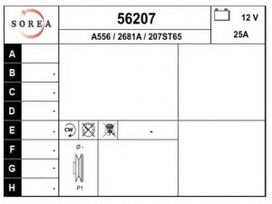 EAI 56207 kintamosios srovės generatorius